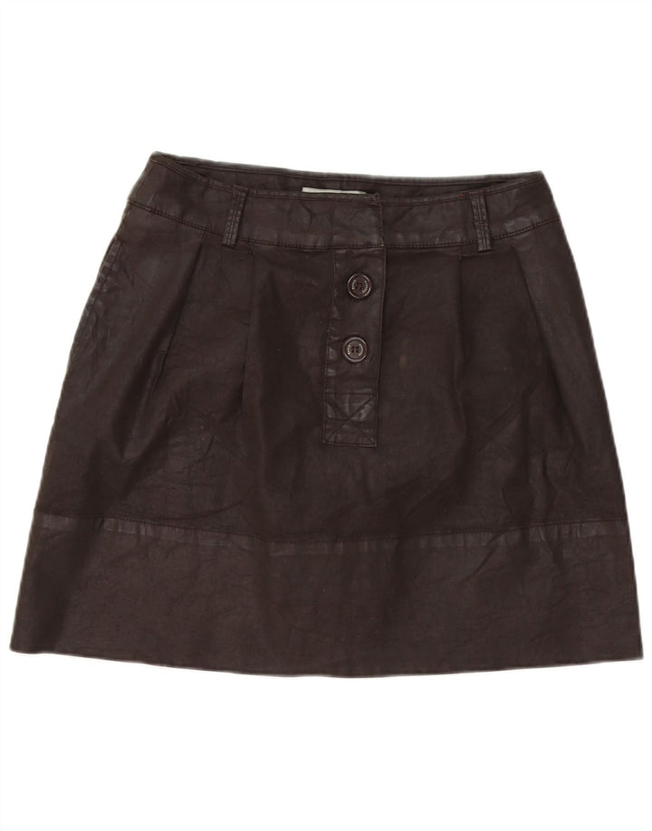 Henry Cottons Womens Midi Skirt IT 44 Medium W32 Brown