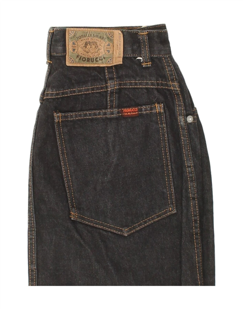 FIORUCCI Womens Denim Skirt IT 44 Medium W26 Grey Cotton Vintage Fiorucci and Second-Hand Fiorucci from Messina Hembry 