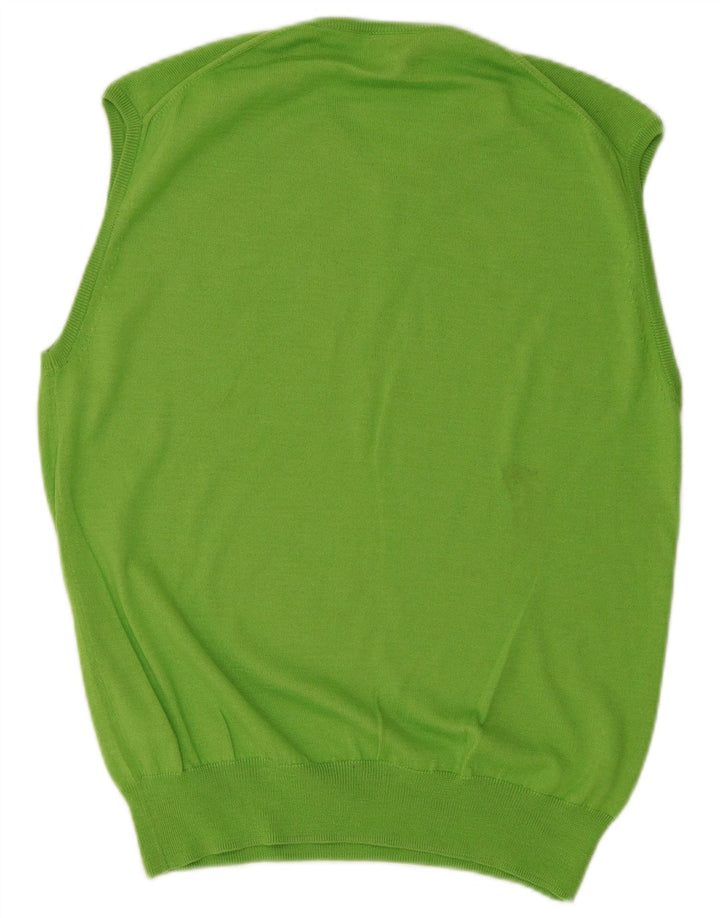 Nike Mens Golf Vest Tank Top Large Green Polyester