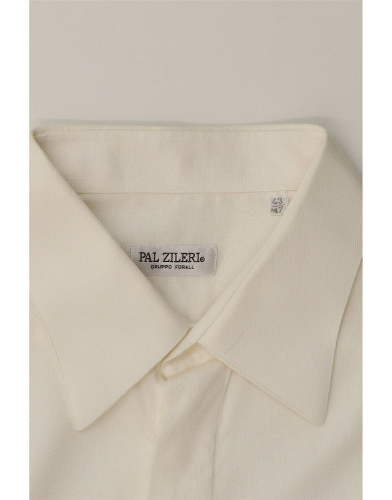 PAL ZILERI Mens Shirt Size 17 43 XL White Vintage Pal Zileri and Second-Hand Pal Zileri from Messina Hembry 