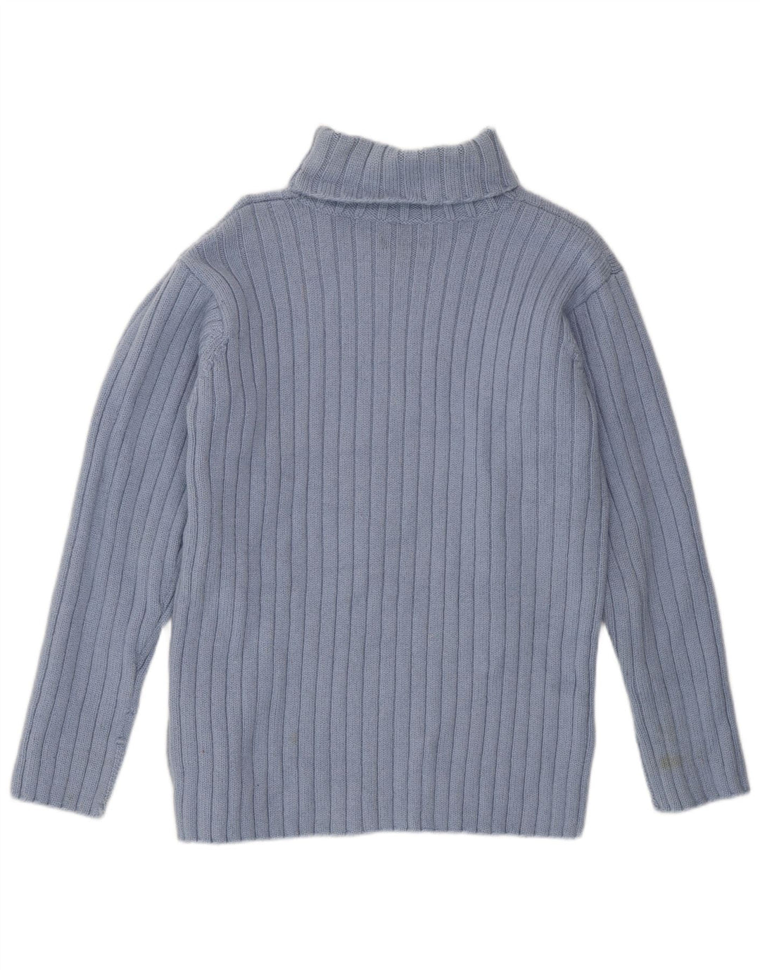 JIGSAW Womens Roll Neck Jumper Sweater UK 14 Medium Blue Wool