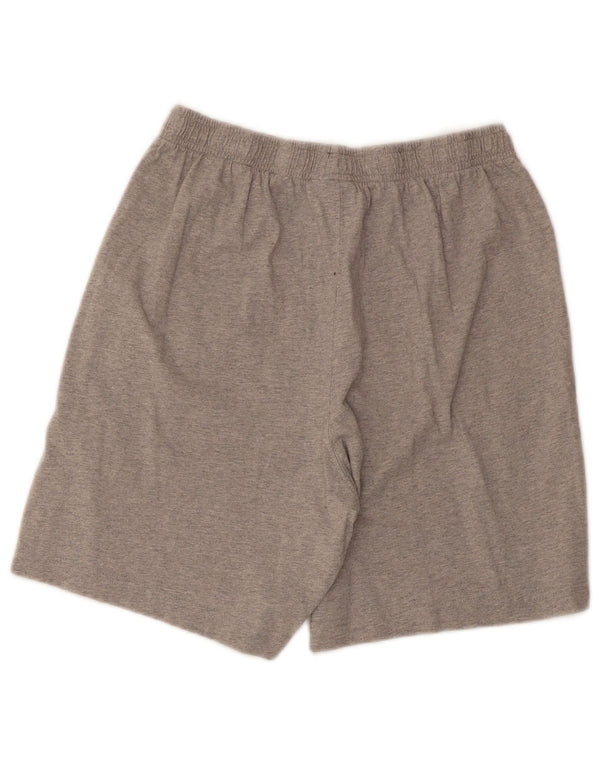 Champion Mens Graphic Sport Shorts Large Grey Flecked Cotton