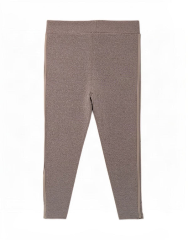 Adidas Womens Leggings UK 20 2XL Grey Flecked Cotton