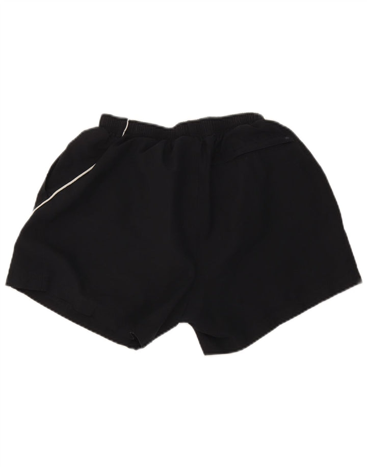 Nike Womens Sport Shorts UK 12 Medium Black Polyester