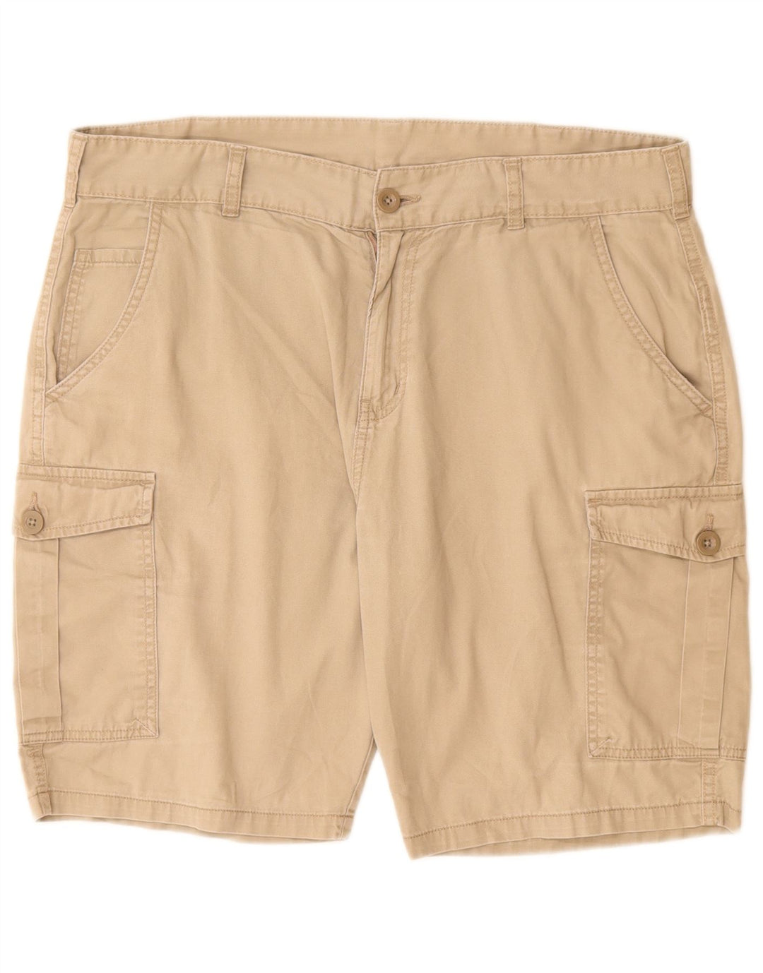 Mountain Warehouse Mens Cargo Shorts W36 Large Beige Cotton