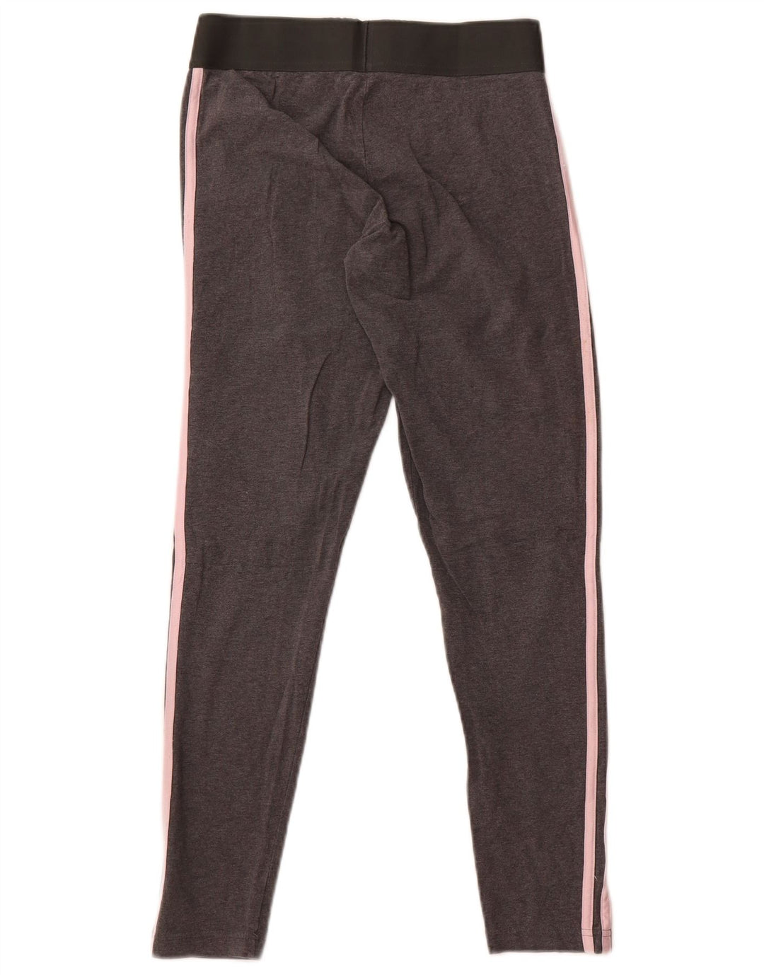 Adidas Womens Leggings UK 12 Medium  Grey Cotton