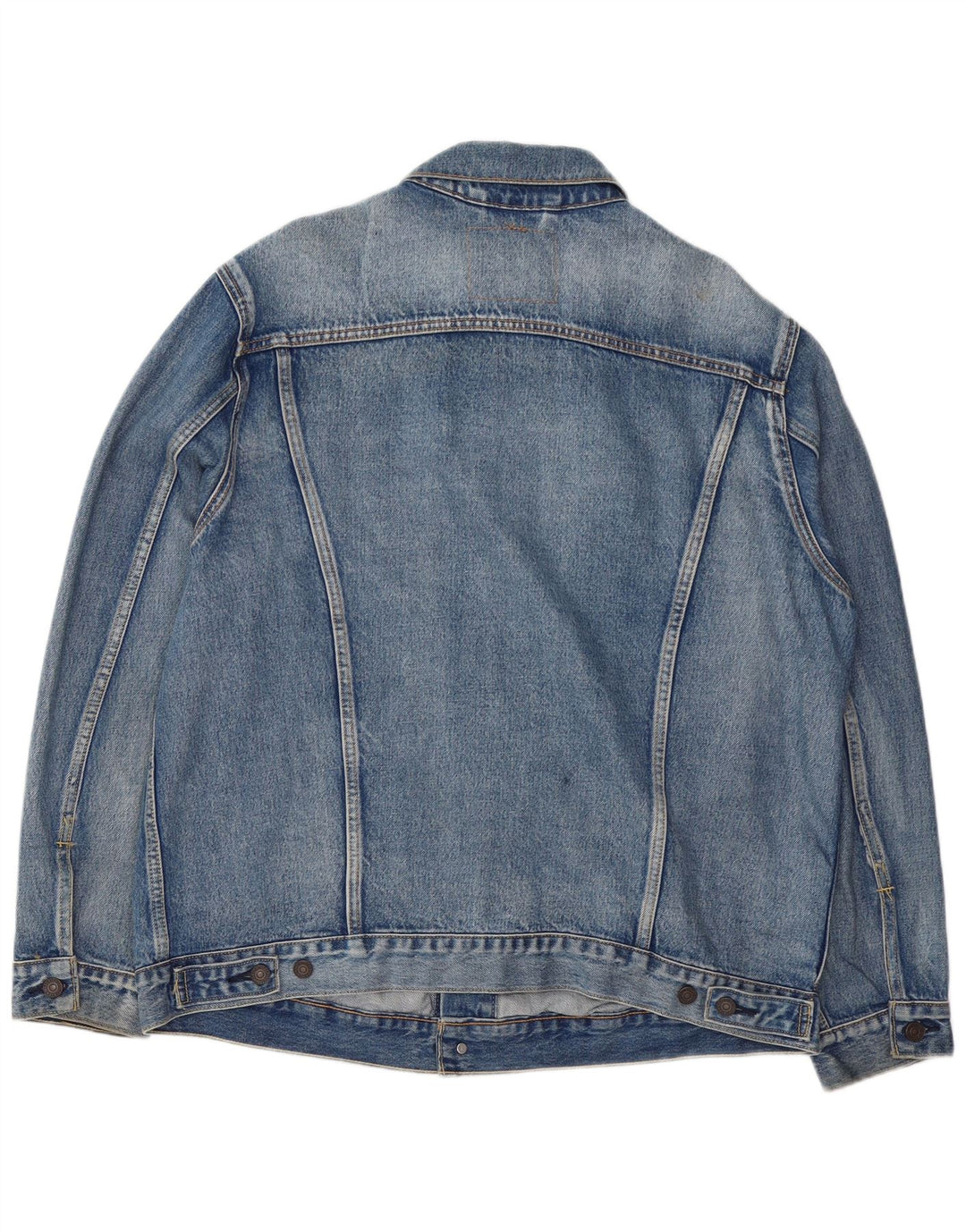 Levi's Mens Denim Jacket UK 42 XL Blue Cotton