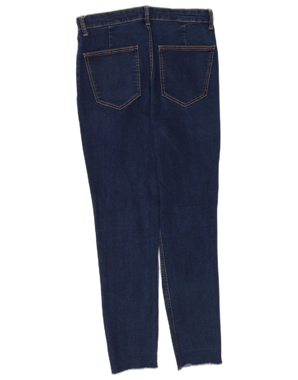 Zara Womens Skinny Jeans EU 42 Large W32 L26 Navy Blue