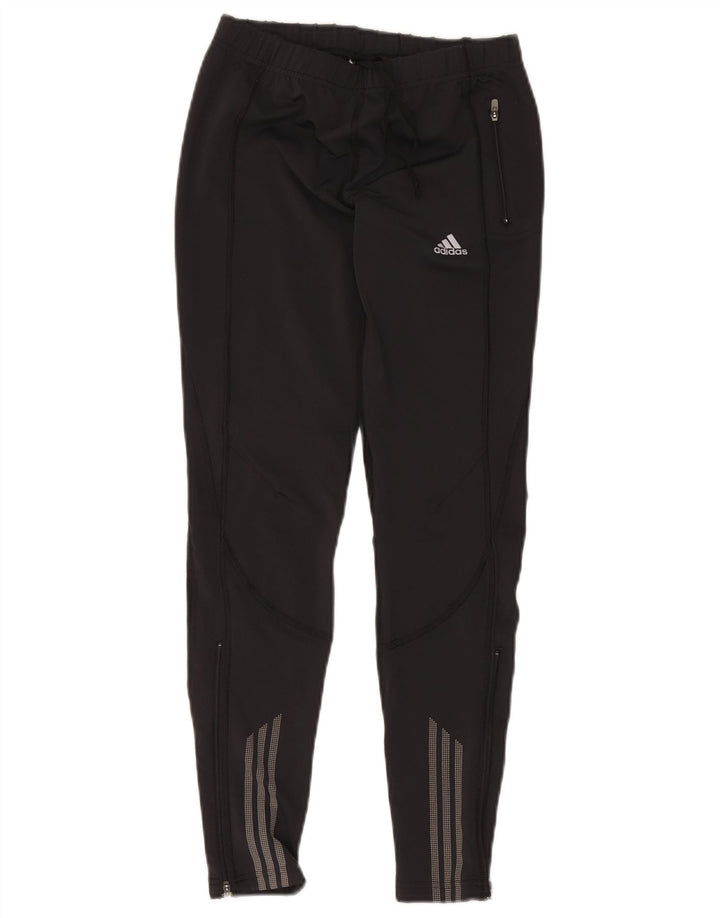 Adidas Womens Climacool Tracksuit Trousers UK 14 Medium  Black Polyester