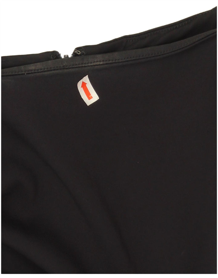 French Connection Womens Sheath Dress UK 12 Medium Black Colourblock