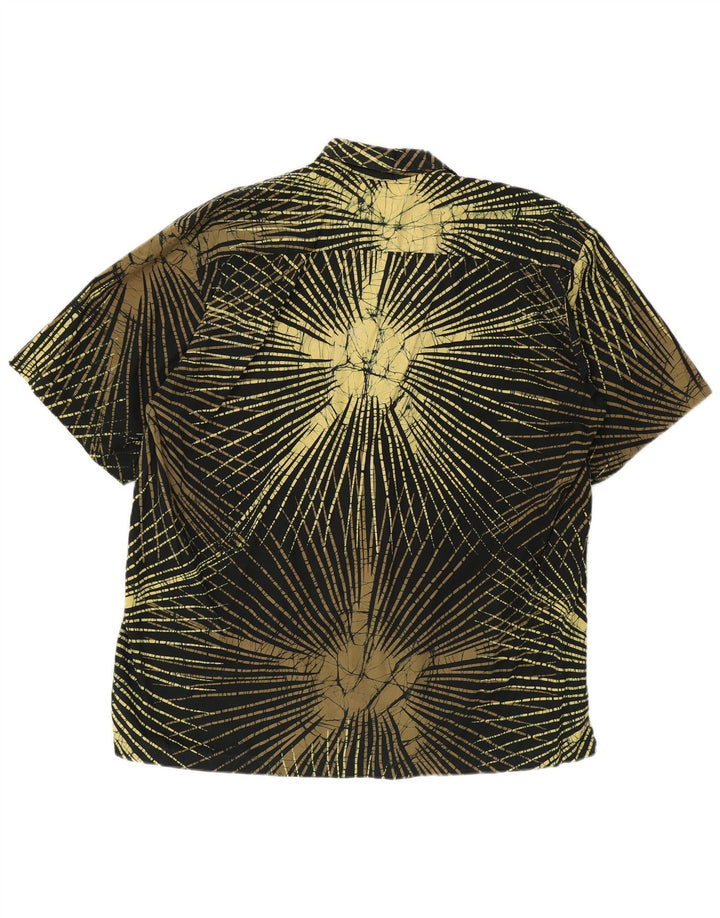 Caribelle Batik Mens Abstract Pattern Shirt Large Multicoloured