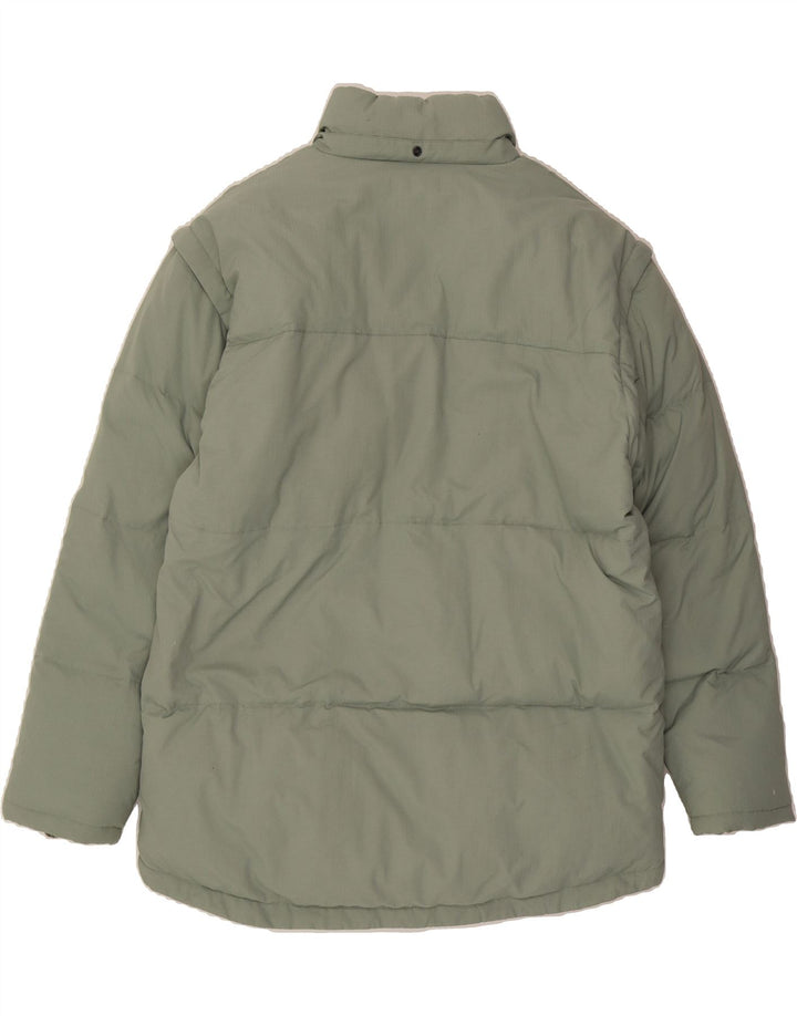 FILA Mens Padded Jacket UK 44 2XL Green Polyester Vintage Fila and Second-Hand Fila from Messina Hembry 