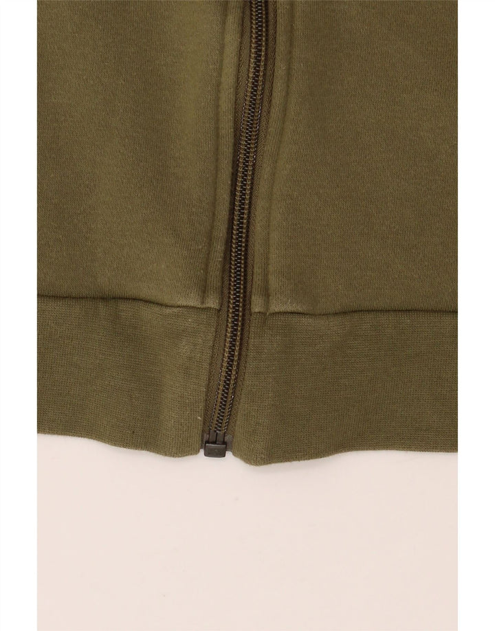 ADIDAS Mens Tracksuit Top Jacket XL Khaki Colourblock Cotton