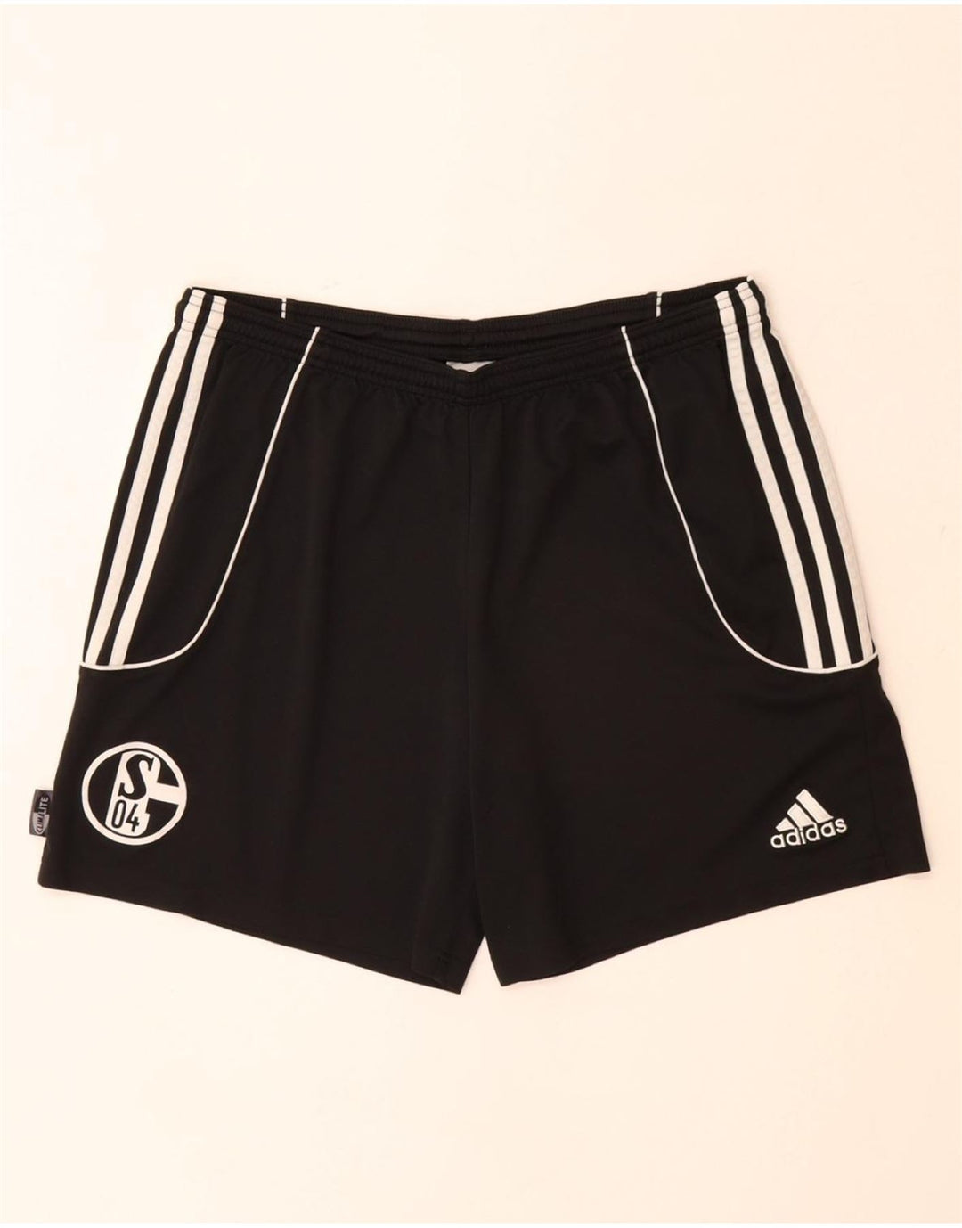 ADIDAS Mens Climalite Graphic Sport Shorts Large  Black Polyester