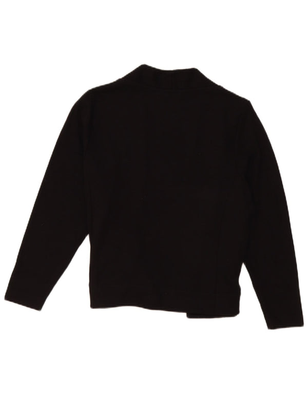 Marks & Spencer Womens Petite Open Cardigan Sweater UK 18 XL Black Viscose