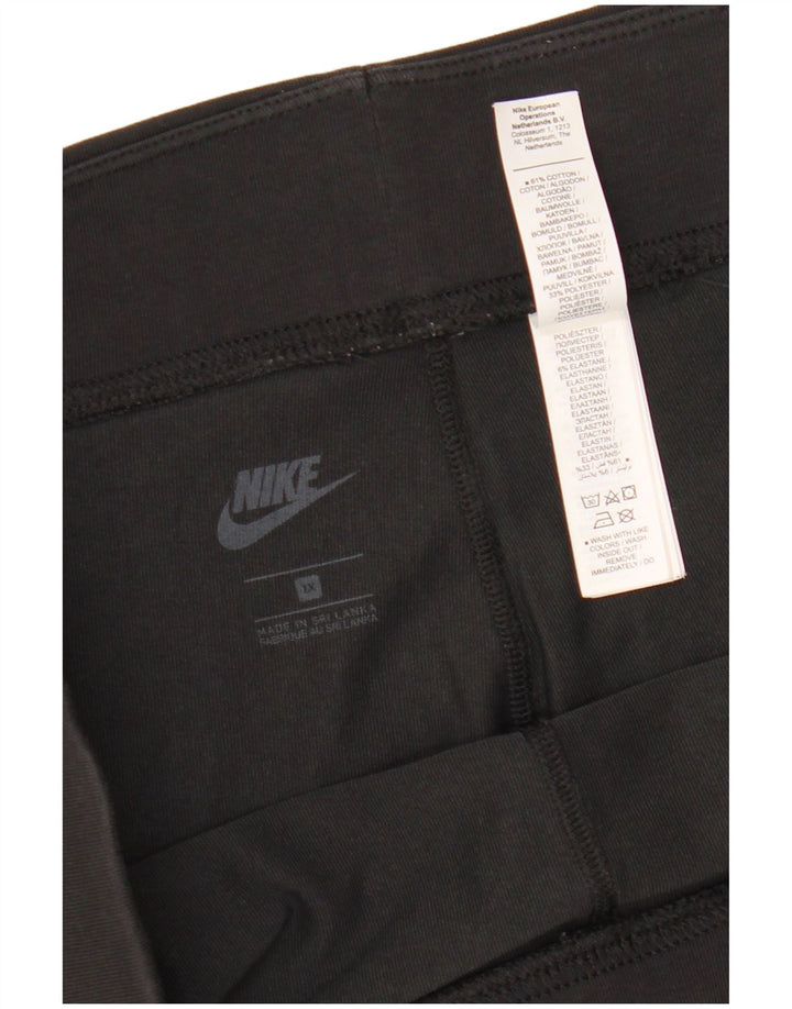 NIKE Womens Sport Shorts UK 18 XL Black Cotton