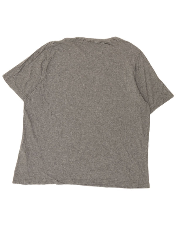 Puma Mens Graphic T-Shirt Top 2XL Grey Flecked Cotton