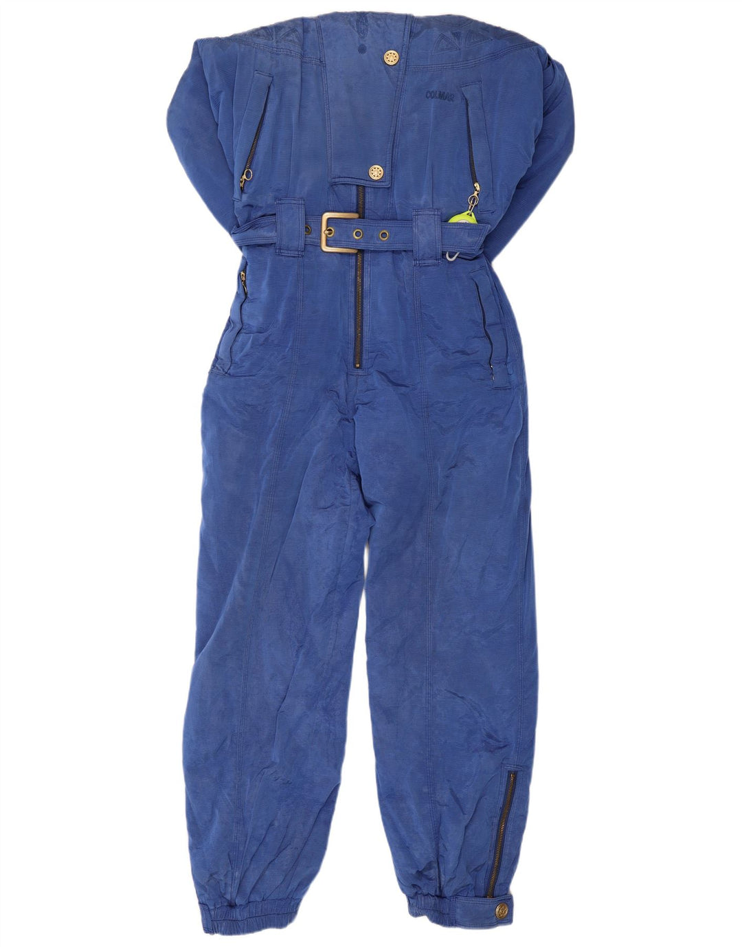 Colmar Womens Ski Jumpsuit IT 46 Large  Blue Geometric