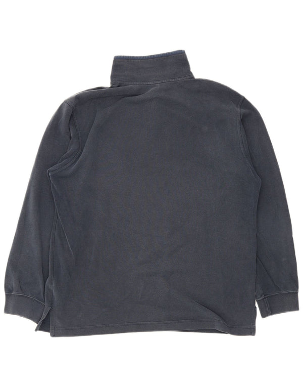 Paul & Shark Mens Yachting Zip Neck Sweatshirt Jumper Medium Navy Blue
