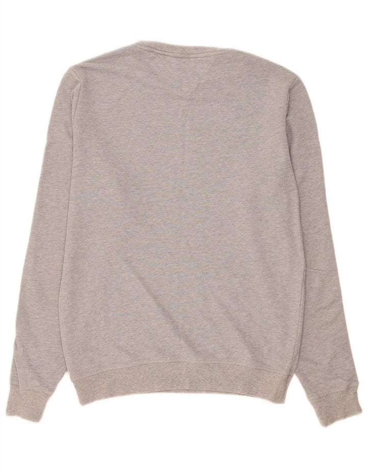 Tommy Hilfiger Mens Graphic Sweatshirt Jumper Medium Grey Colourblock