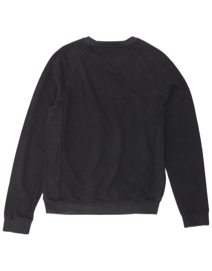 REISS Womens Sweatshirt Jumper UK 14 Medium Navy Blue Cotton