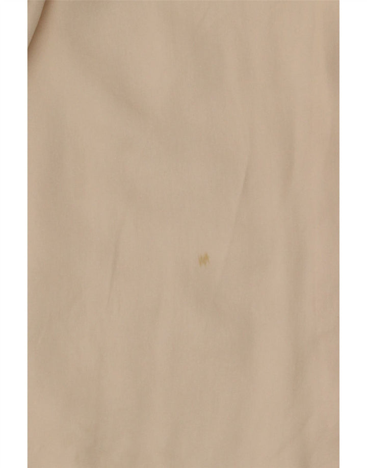 Vintage Womens Shirt Blouse IT 46 Large Beige Silk