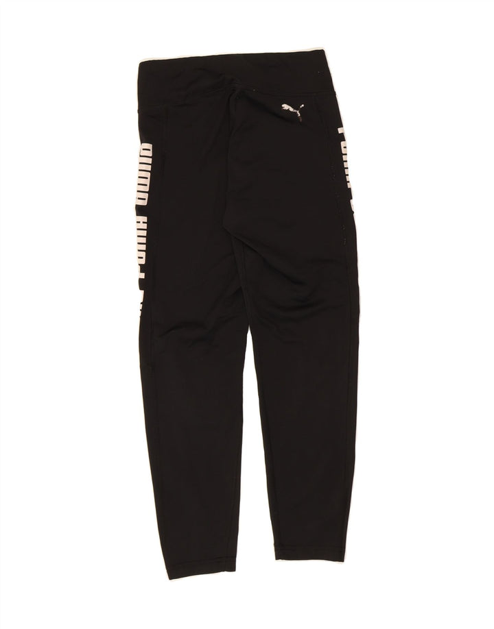 PUMA Womens Graphic Leggings UK 12 Medium  Black Vintage Puma and Second-Hand Puma from Messina Hembry 