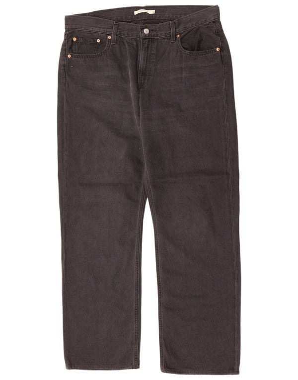 Levi's Mens Straight Jeans W32 L30 Grey Cotton