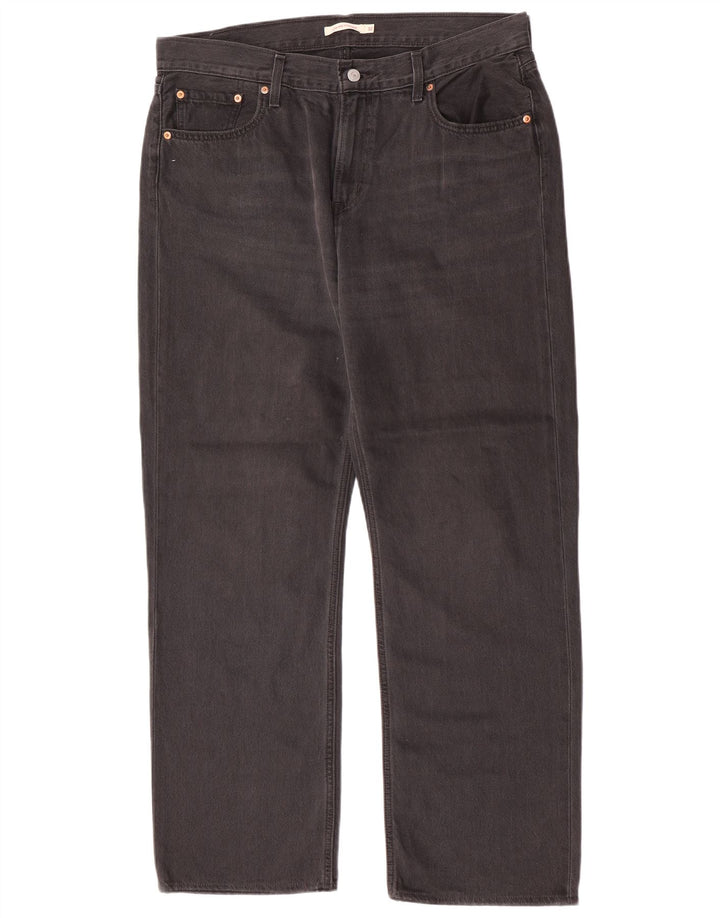 Levi's Mens Straight Jeans W32 L30 Grey Cotton