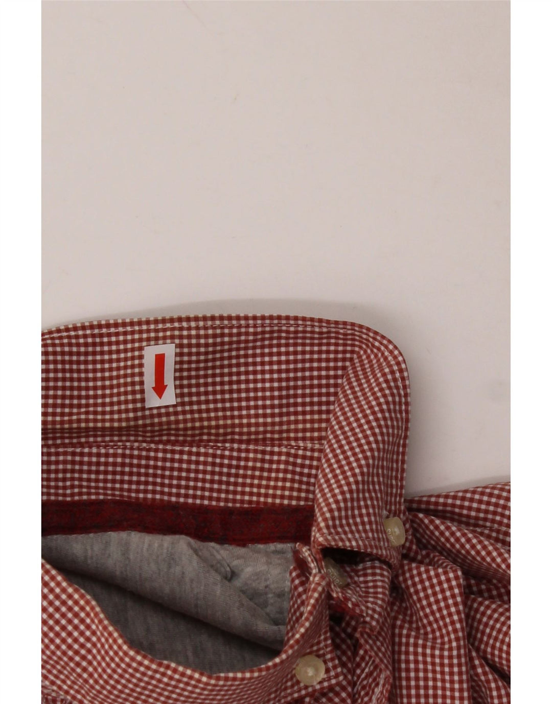 SUPERDRY Mens Shirt XL Red Gingham Cotton