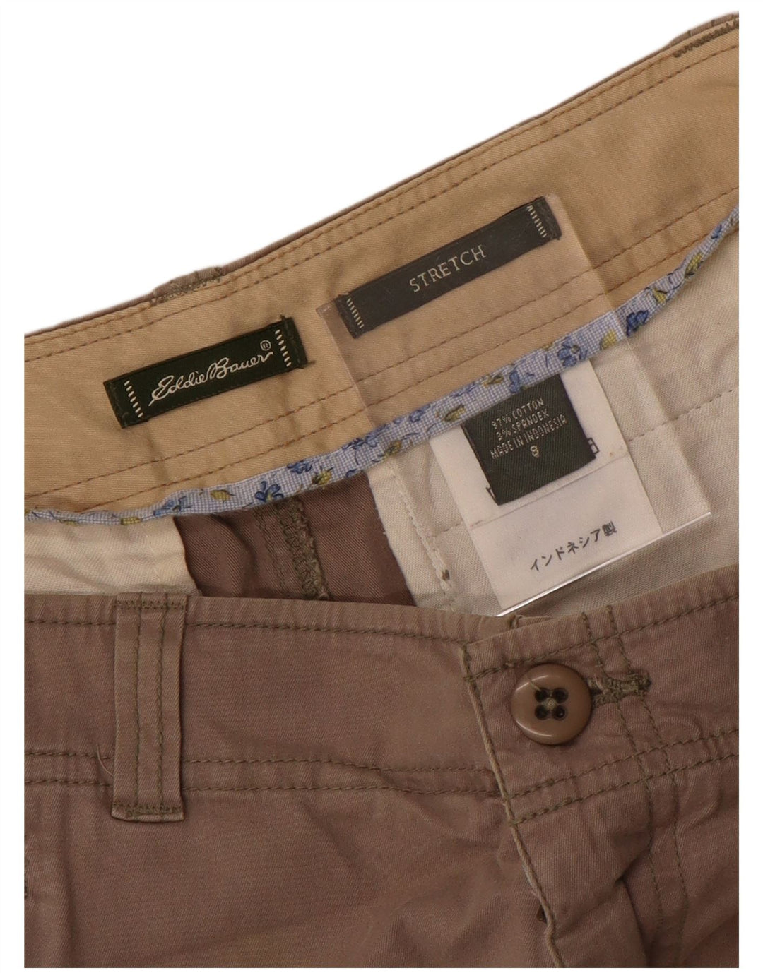 EDDIE BAUER Womens Straight Skirt US 8 Medium W30 Grey Cotton