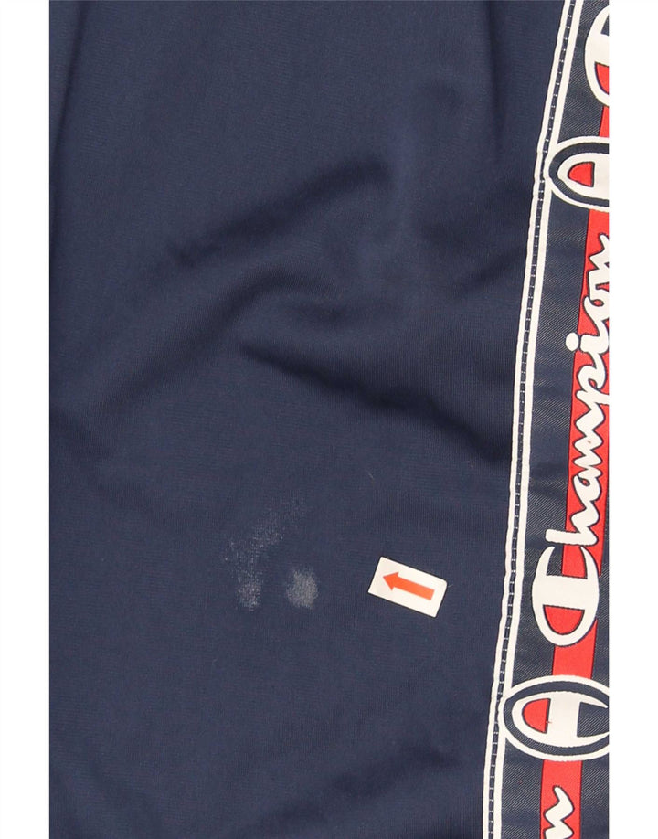 Champion Mens Graphic Tracksuit Trousers Medium Navy Blue Polyester