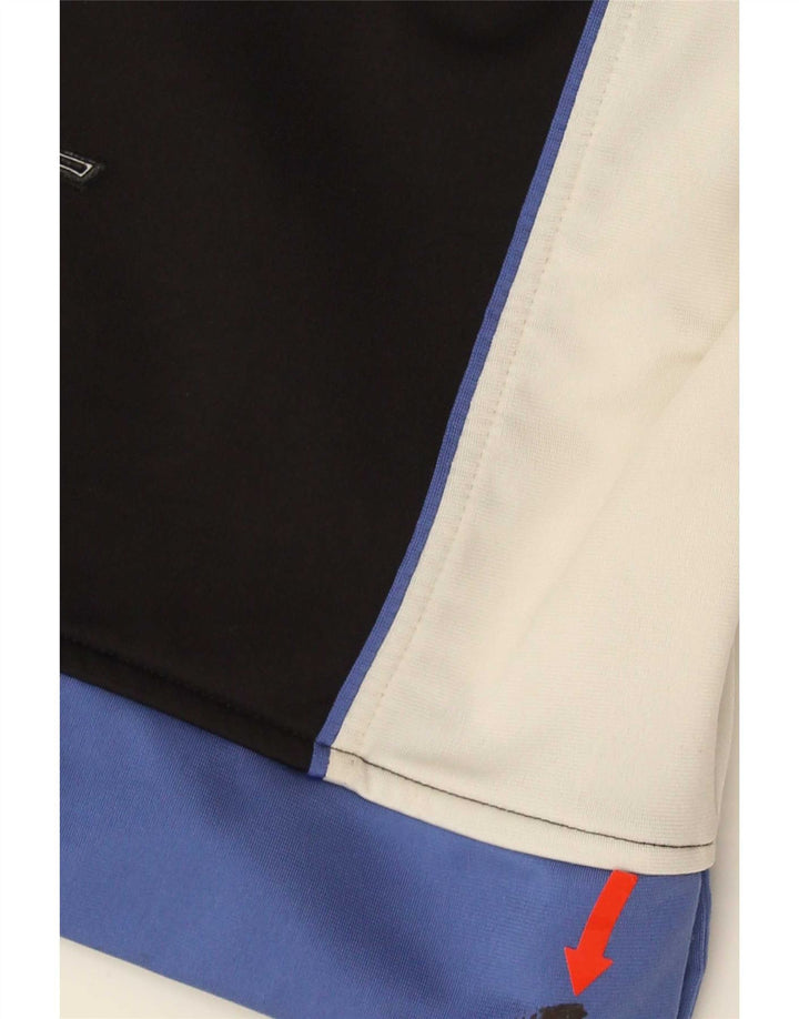 Asics Mens Graphic Tracksuit Top Jacket Medium Black Colourblock