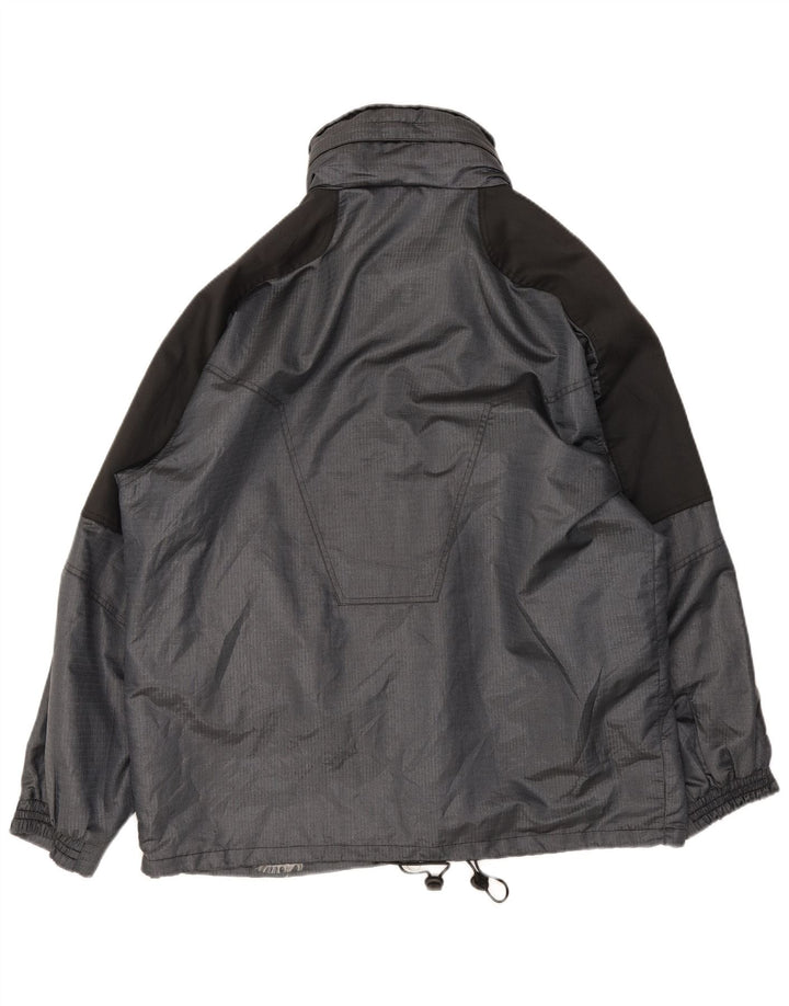 Fila Mens Rain Jacket IT 52 XL Grey Colourblock