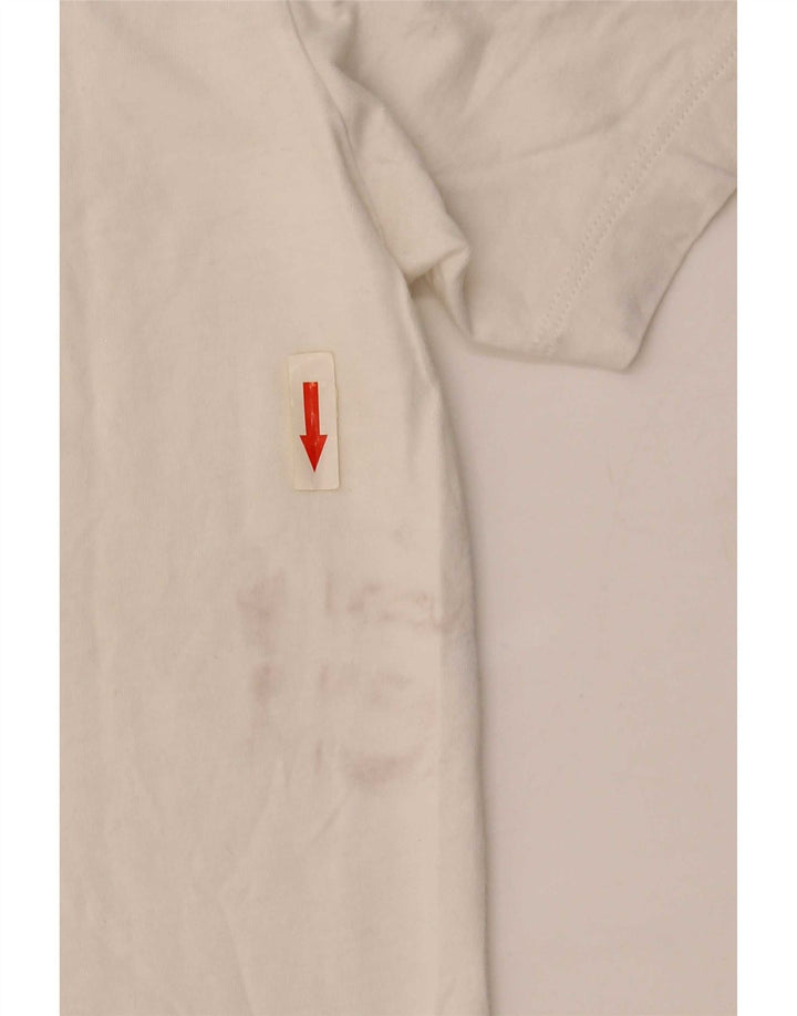 Hugo Boss Mens T-Shirt Top Small White Cotton