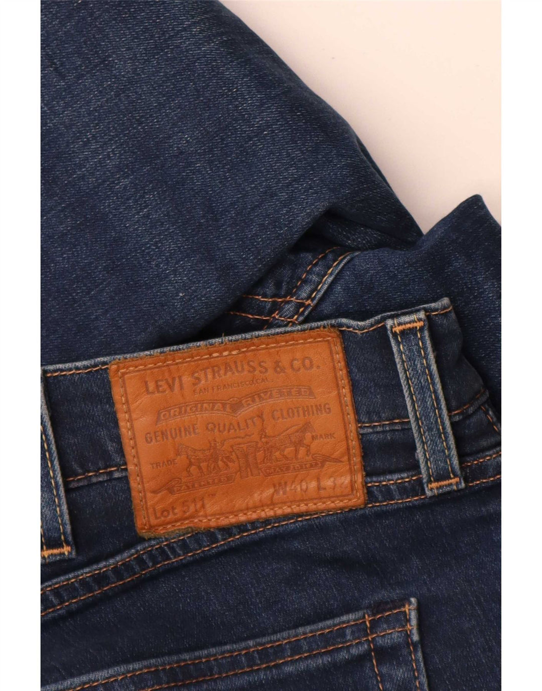 Levi's Mens 511 Slim Jeans W40 L32 Blue Cotton
