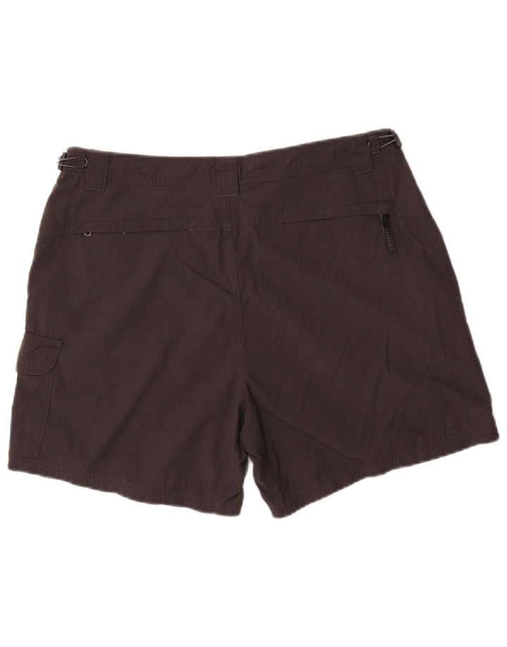 COLUMBIA Womens Cargo Shorts US 12 Large W32  Black Nylon