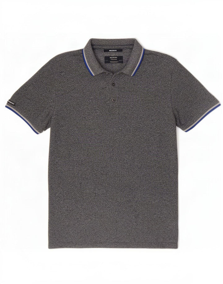 Superdry Mens Polo Shirt Medium Navy Blue Cotton