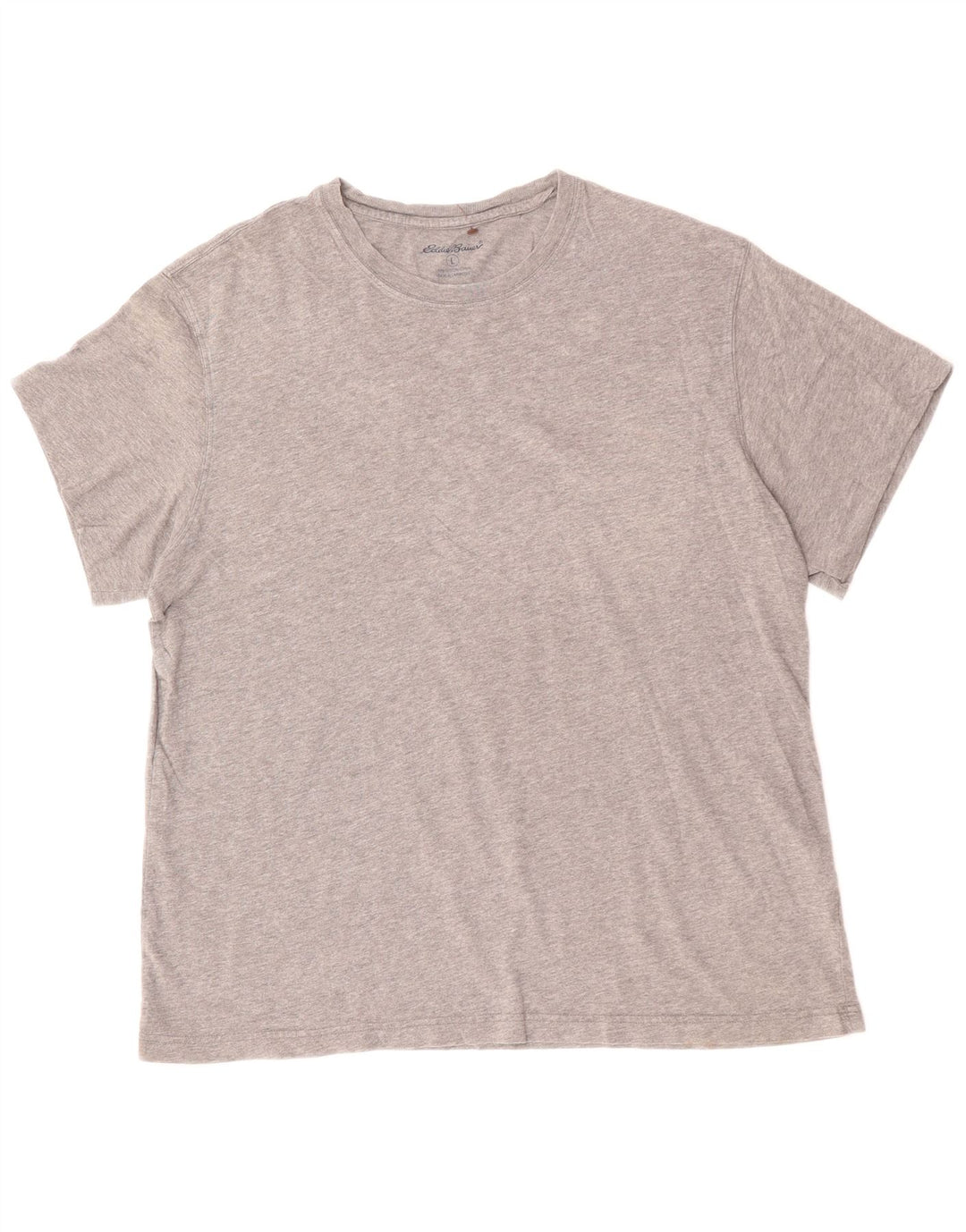 EDDIE BAUER Mens T-Shirt Top Large Grey Cotton
