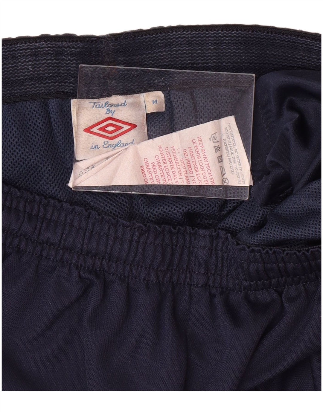 UMBRO Mens Sport Shorts Medium  Navy Blue Polyester