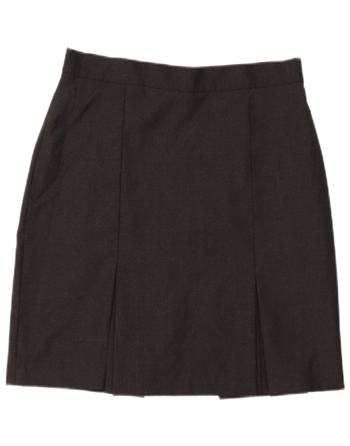 SISLEY Womens Pencil Skirt W32 Large  Black Wool