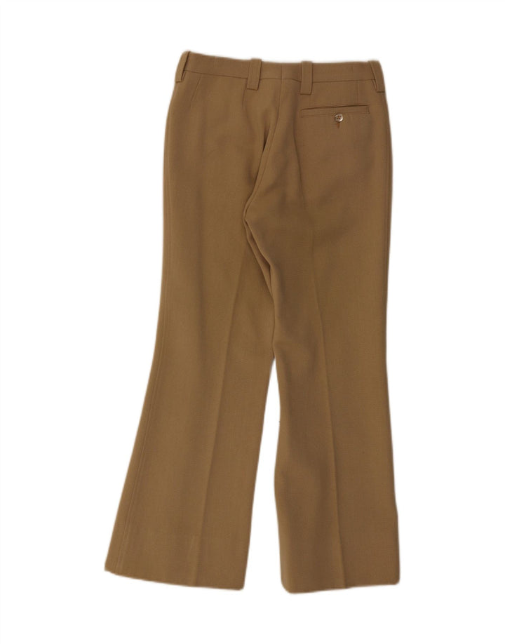 Vintage Womens Bootcut Suit Trousers IT 44 Medium W27 L27 Beige