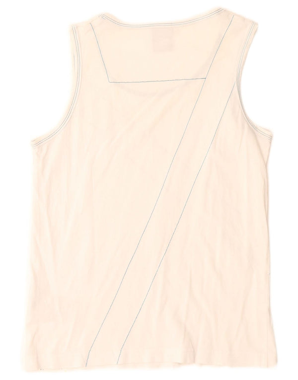 Nike Boys Graphic Vest Top 10-11 Years Medium  White Polyester