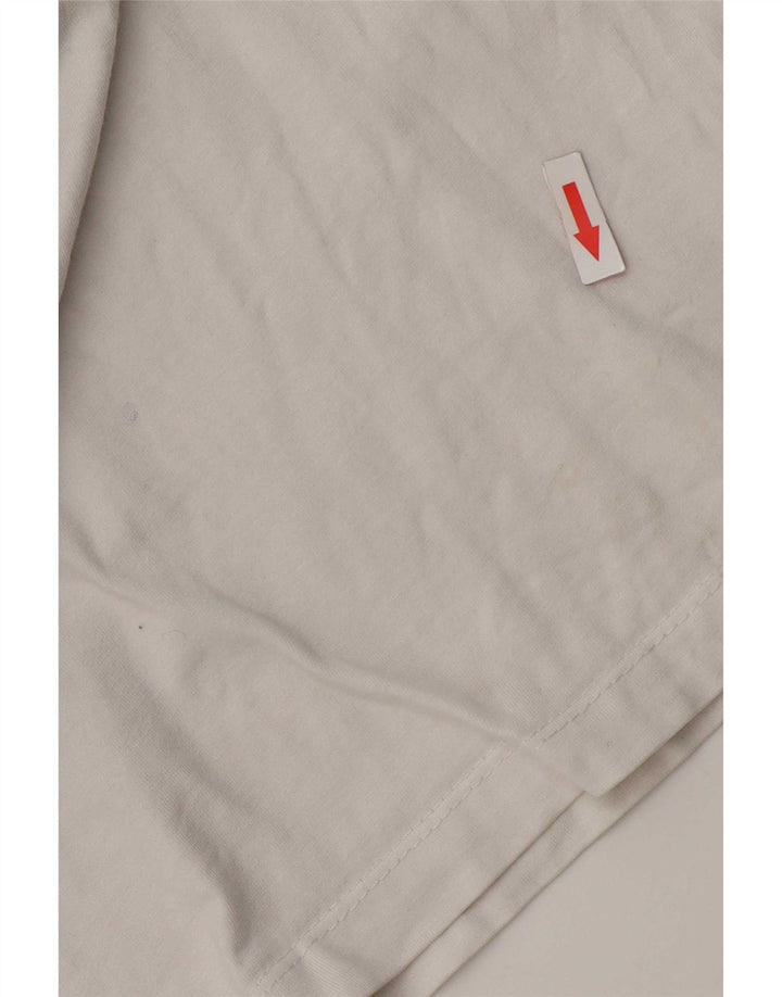 Nike Mens Graphic T-Shirt Top Medium White Cotton