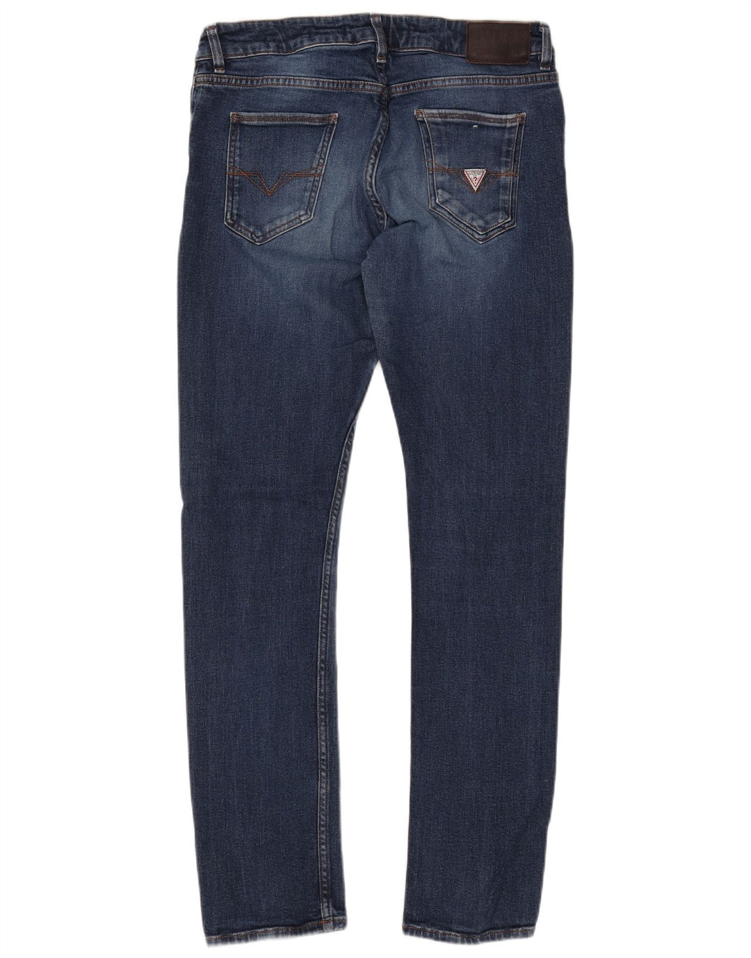 GUESS Womens Miami Skinny Jeans W34 L31 Blue Cotton