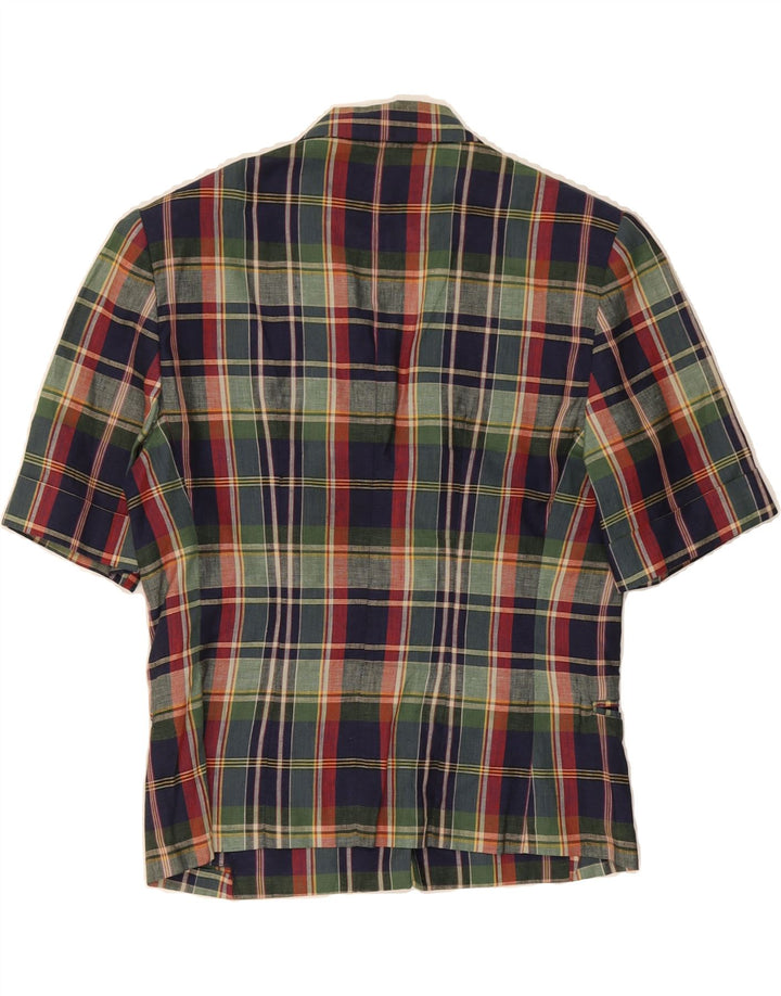 BROOKSFIELD Womens Shirt Blouse IT 44 Medium Multicoloured Plaid Vintage Brooksfield and Second-Hand Brooksfield from Messina Hembry 