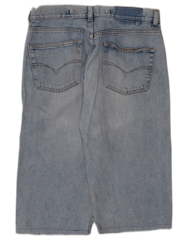 Diesel Mens Denim Shorts W34 Large Blue Cotton