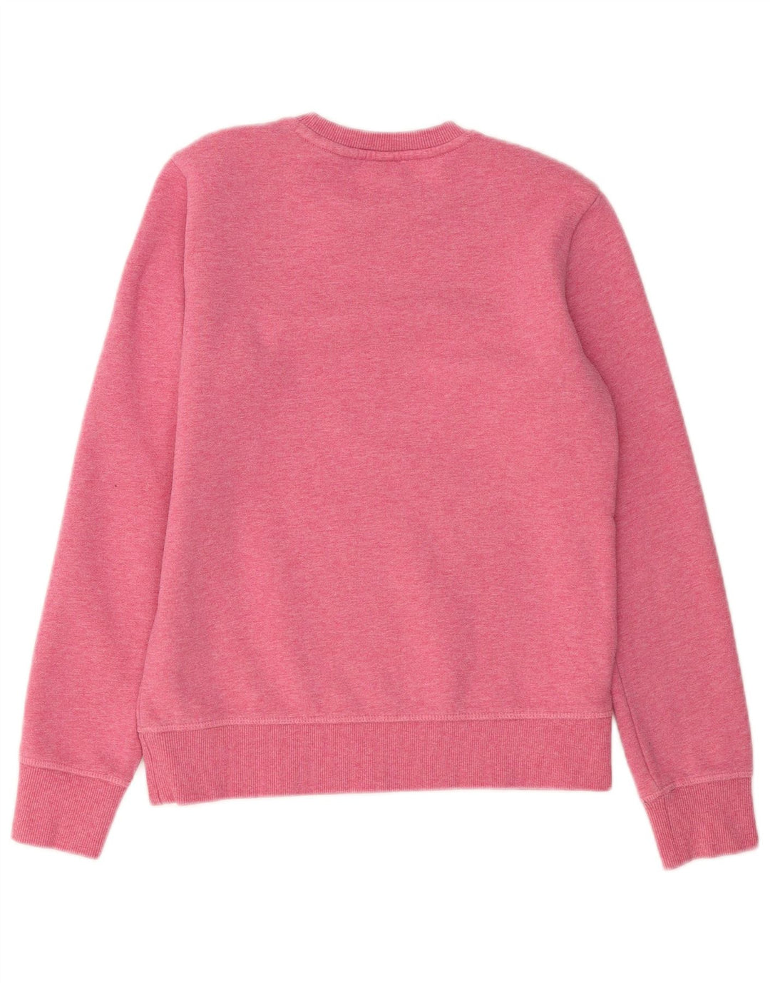 Superdry Womens Sweatshirt Jumper UK 8 Small Pink Cotton