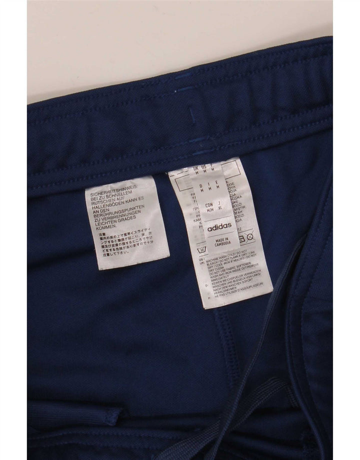 Adidas Mens Aeroready Tracksuit Trousers Medium Navy Blue Polyester
