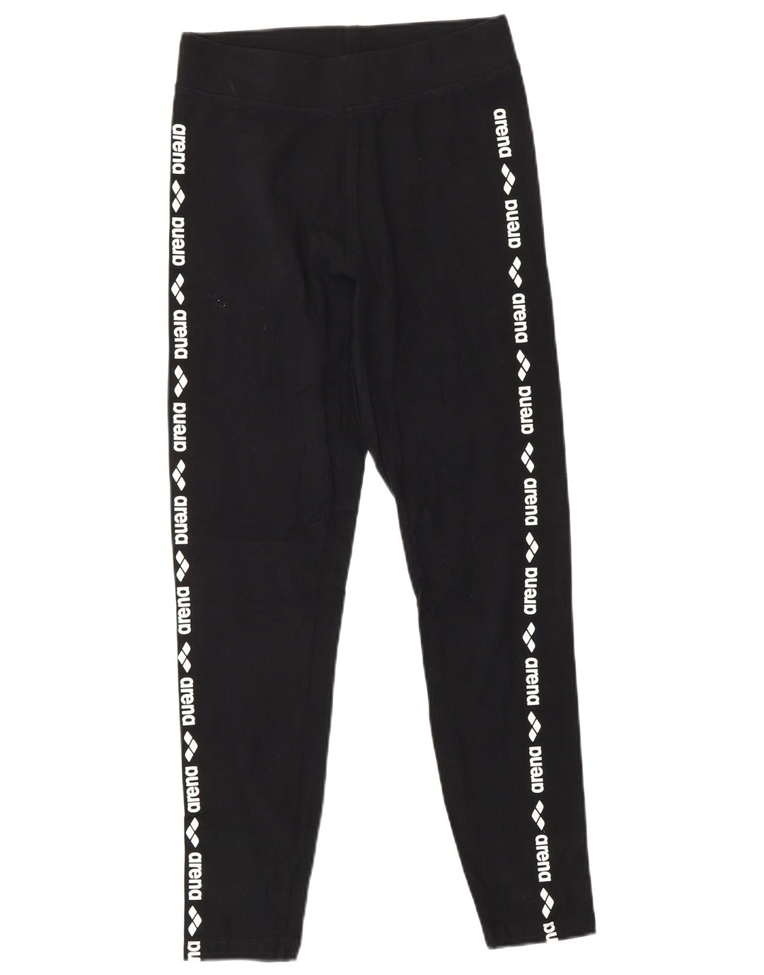 ARENA Womens Graphic Leggings UK 6 XS  Black Cotton